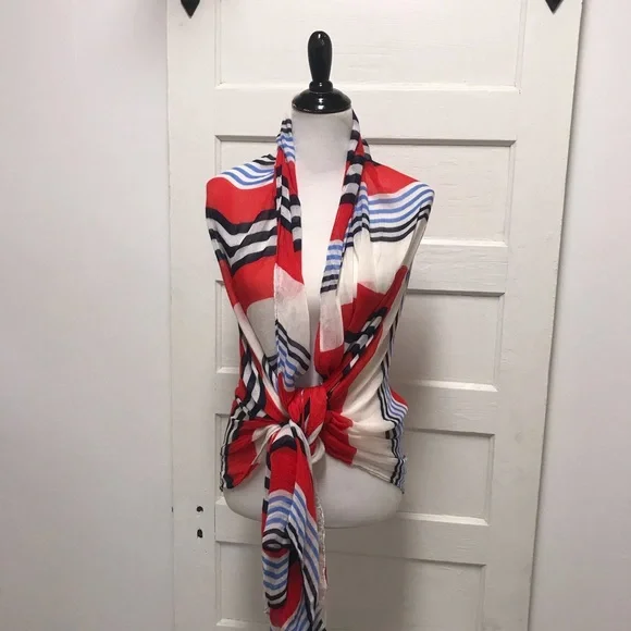 jcpenney Accessories Jcpenney Red White And Blue Striped